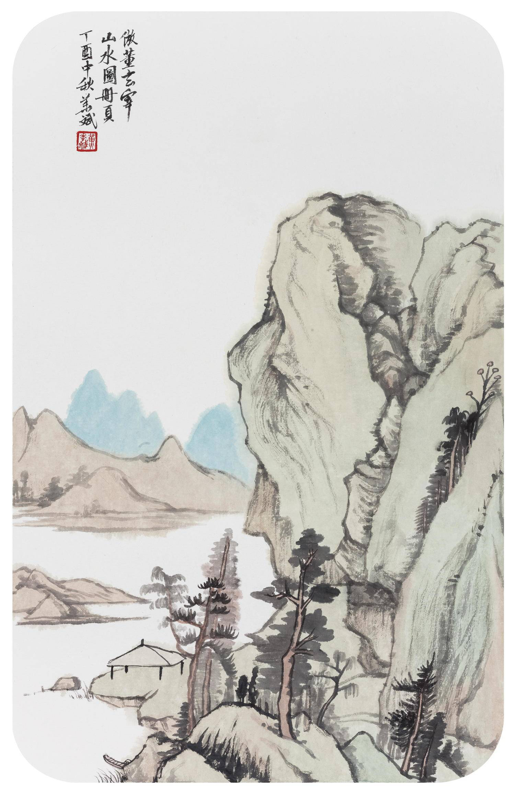 仿古小品no.17-董其昌山水册