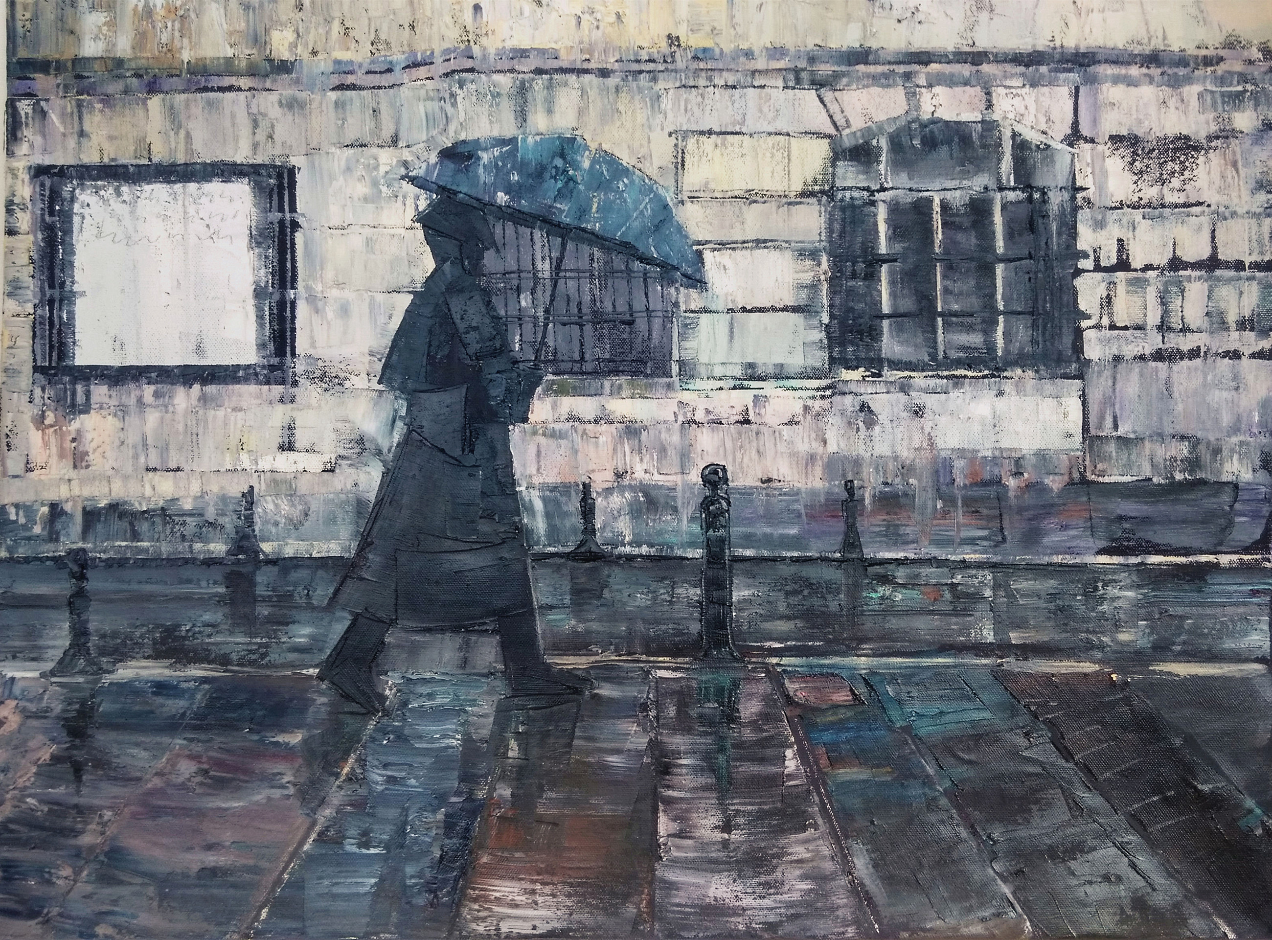 雨中巴黎