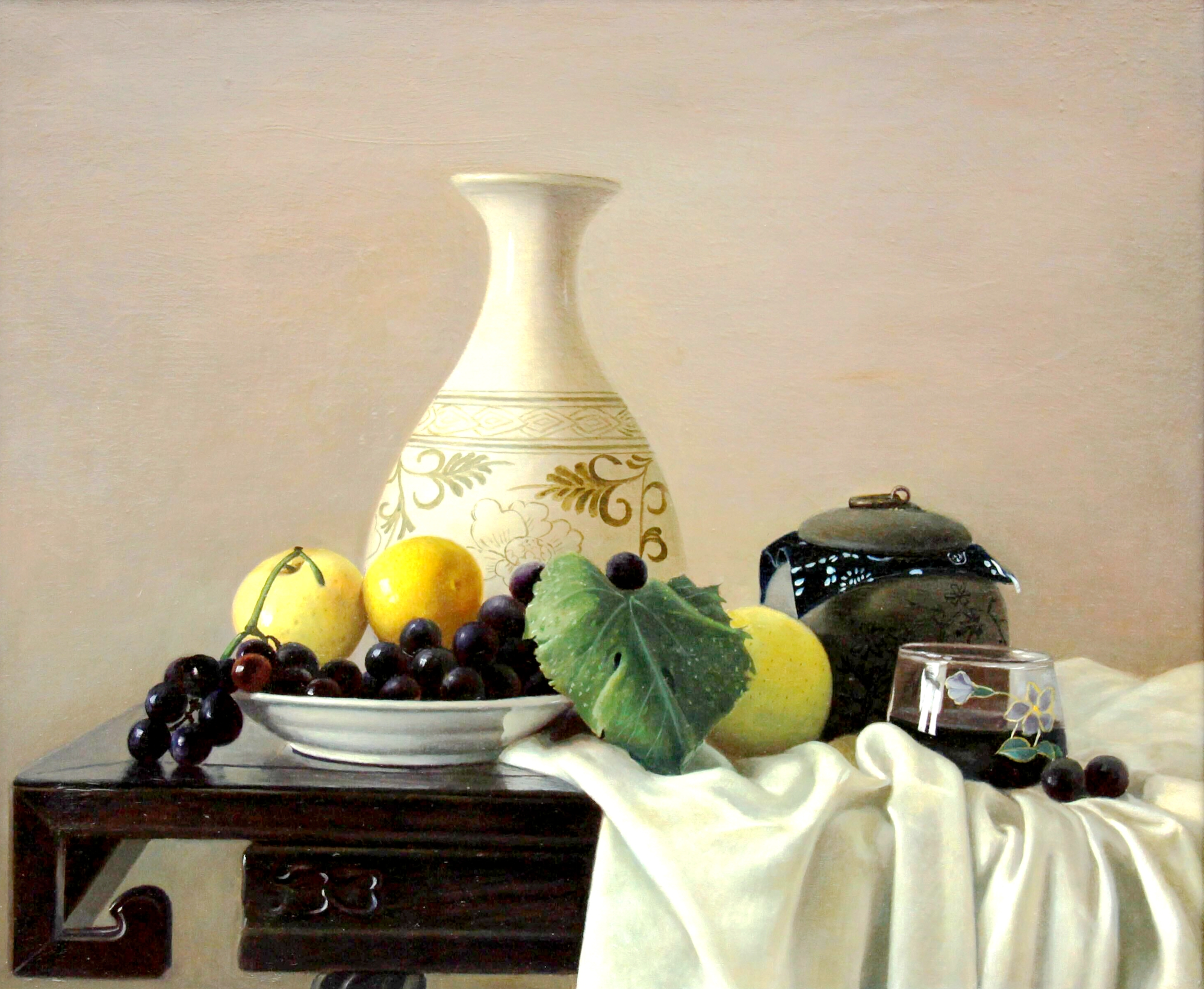 静物_布面油画_油画_宝甄网
