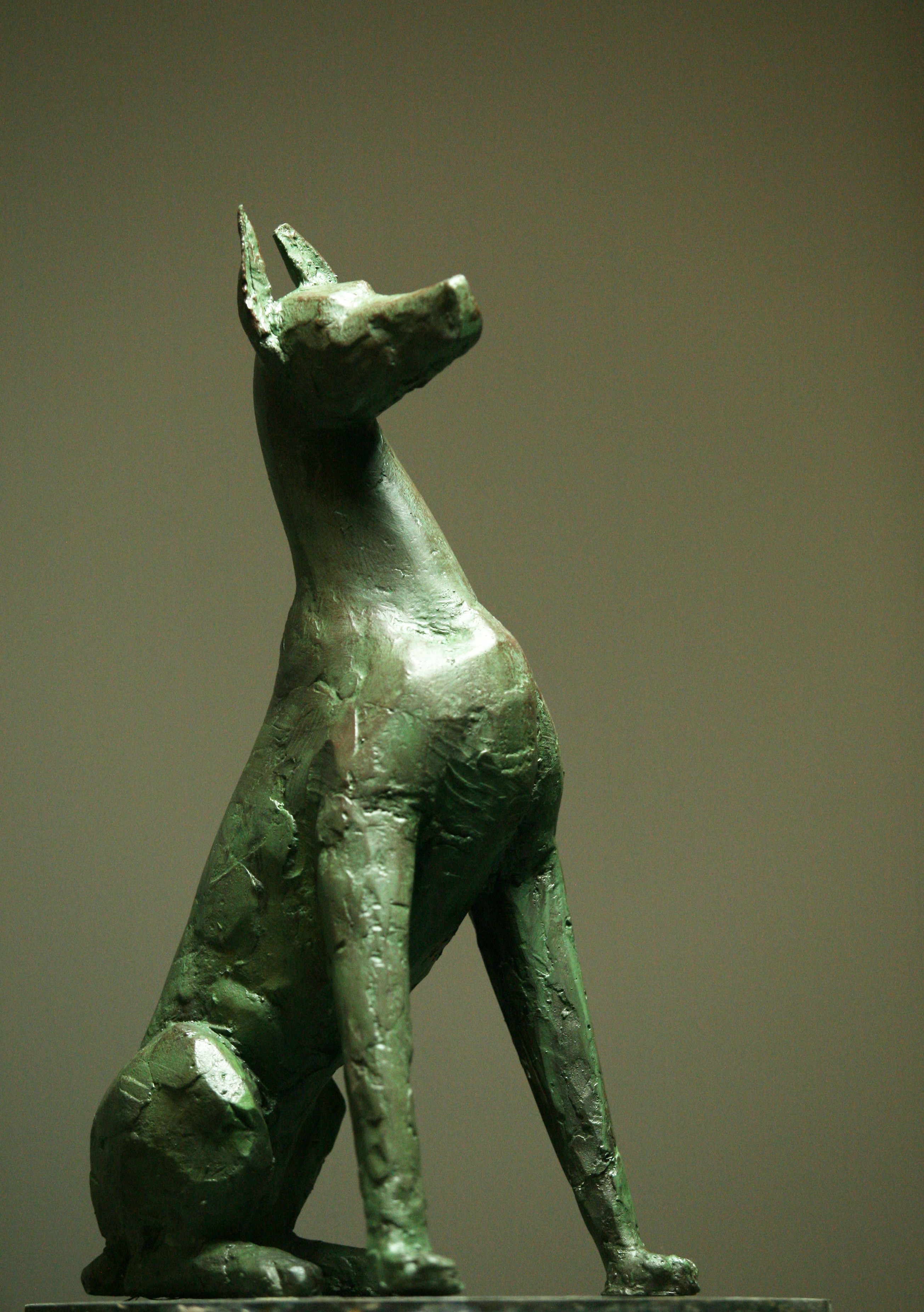 犬_泥雕_雕塑_宝甄网