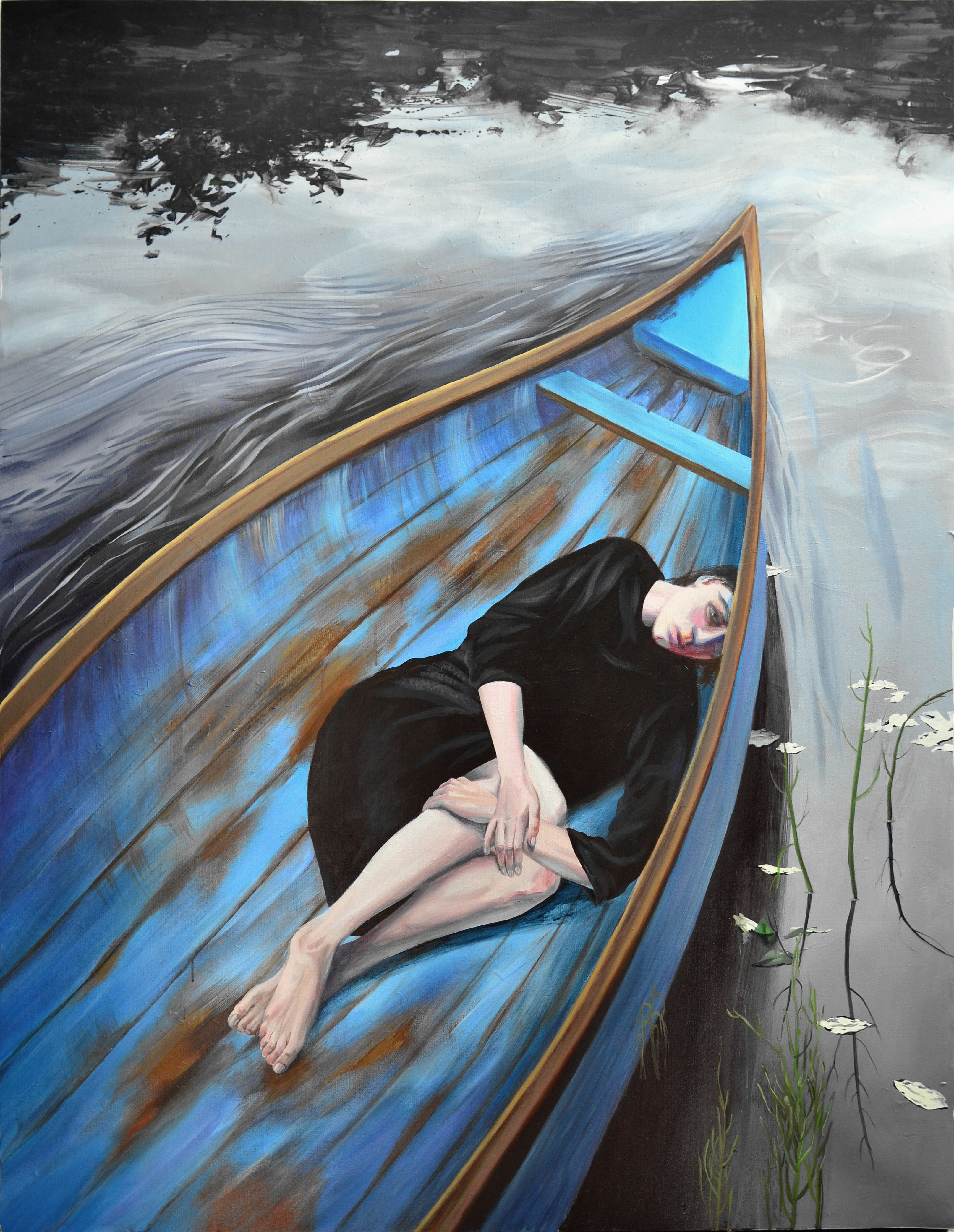 百年孤独_布面丙烯_油画_宝甄网