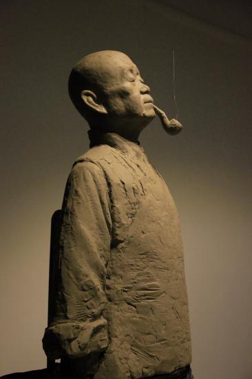 倔强的老头儿——黄永玉_玻璃钢雕塑_雕塑_宝甄网