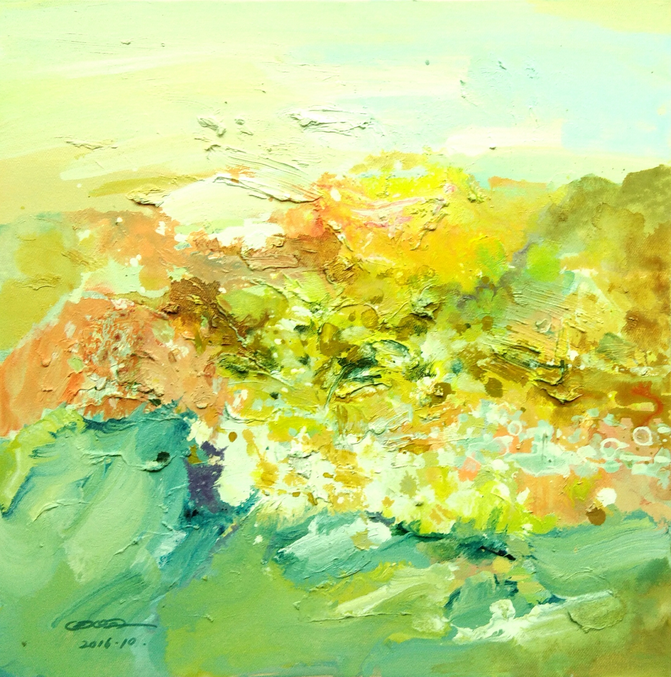 山秋_布面丙烯_油画_宝甄网