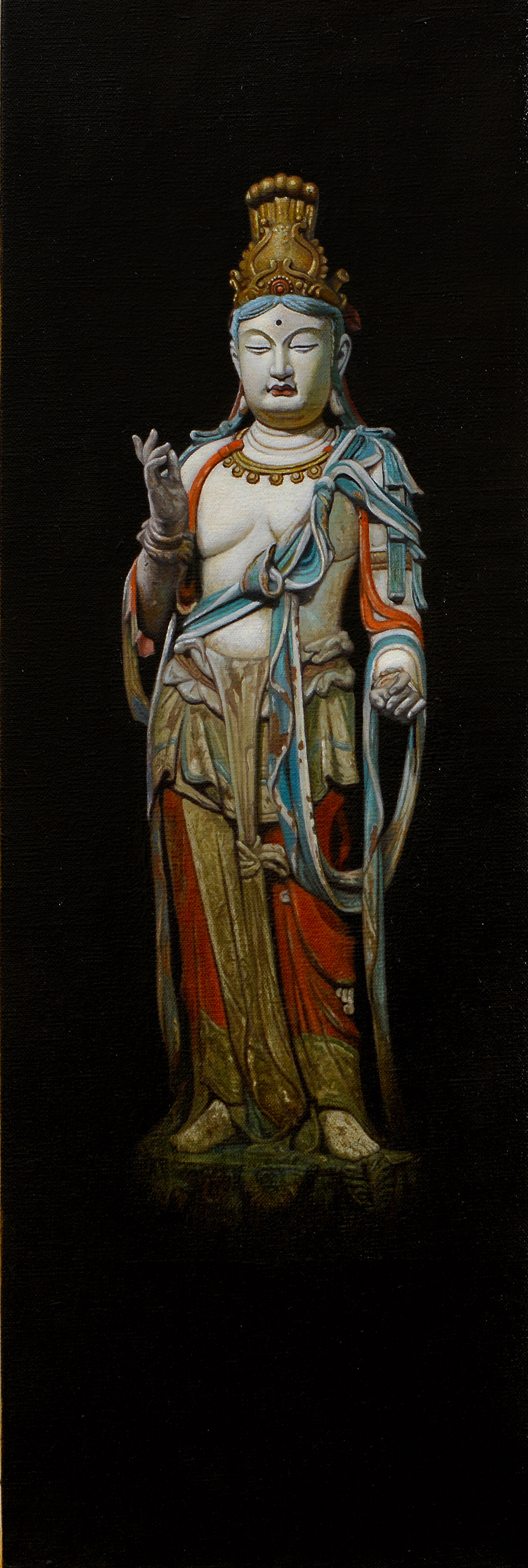 观音_布面油画_油画_宝甄网