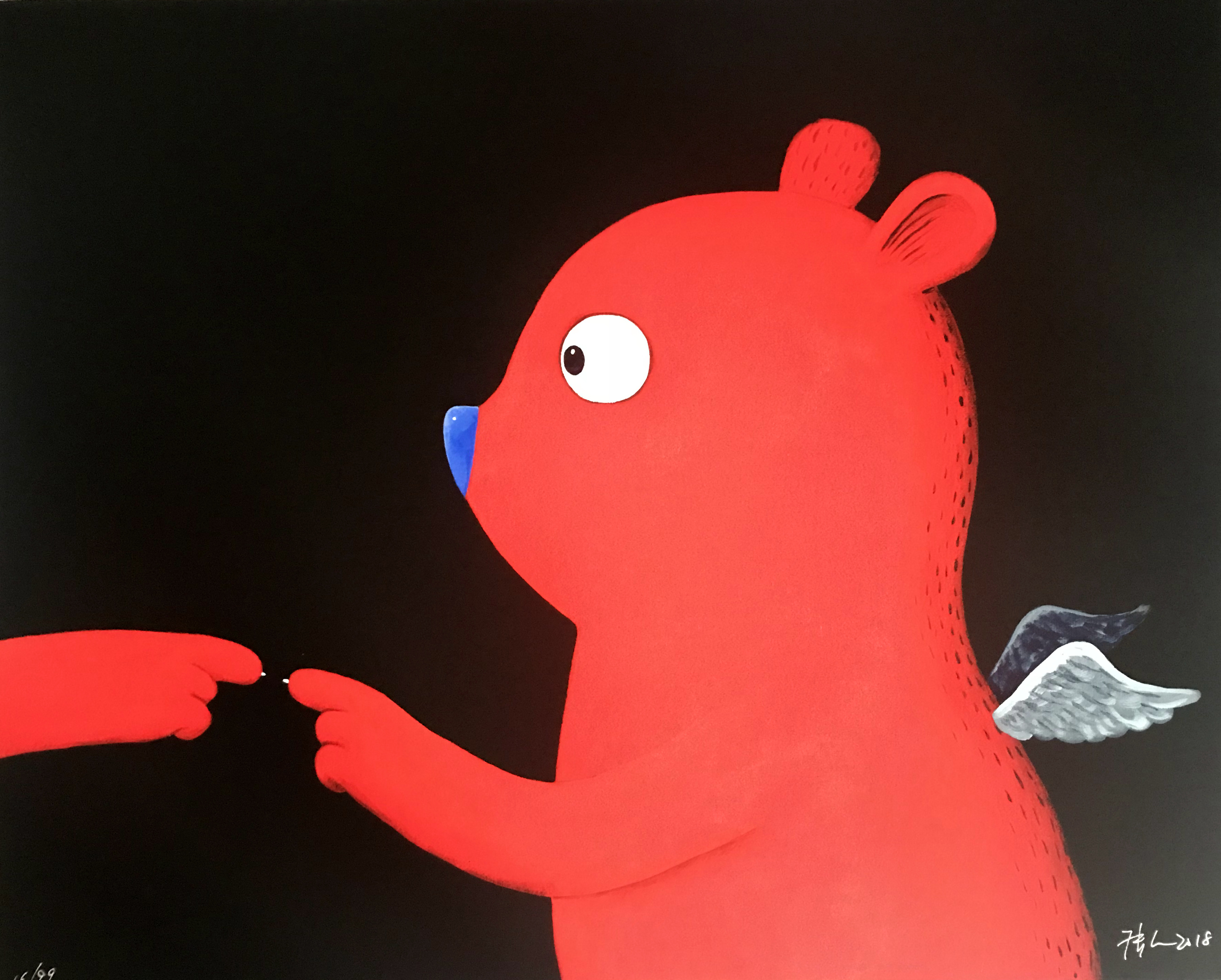 天使_综合版画_版画_宝甄网