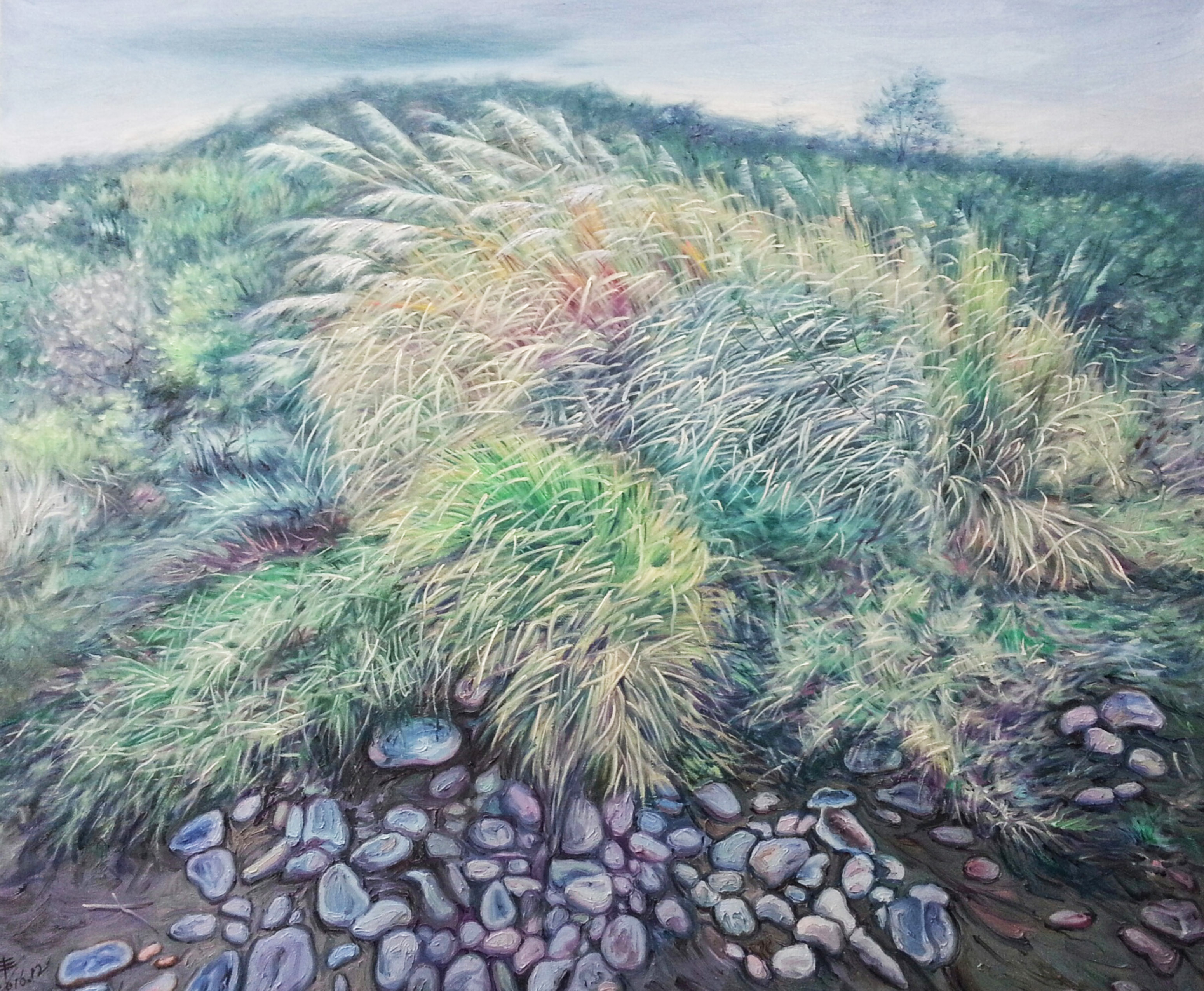 草韵_布面油画_油画_宝甄网