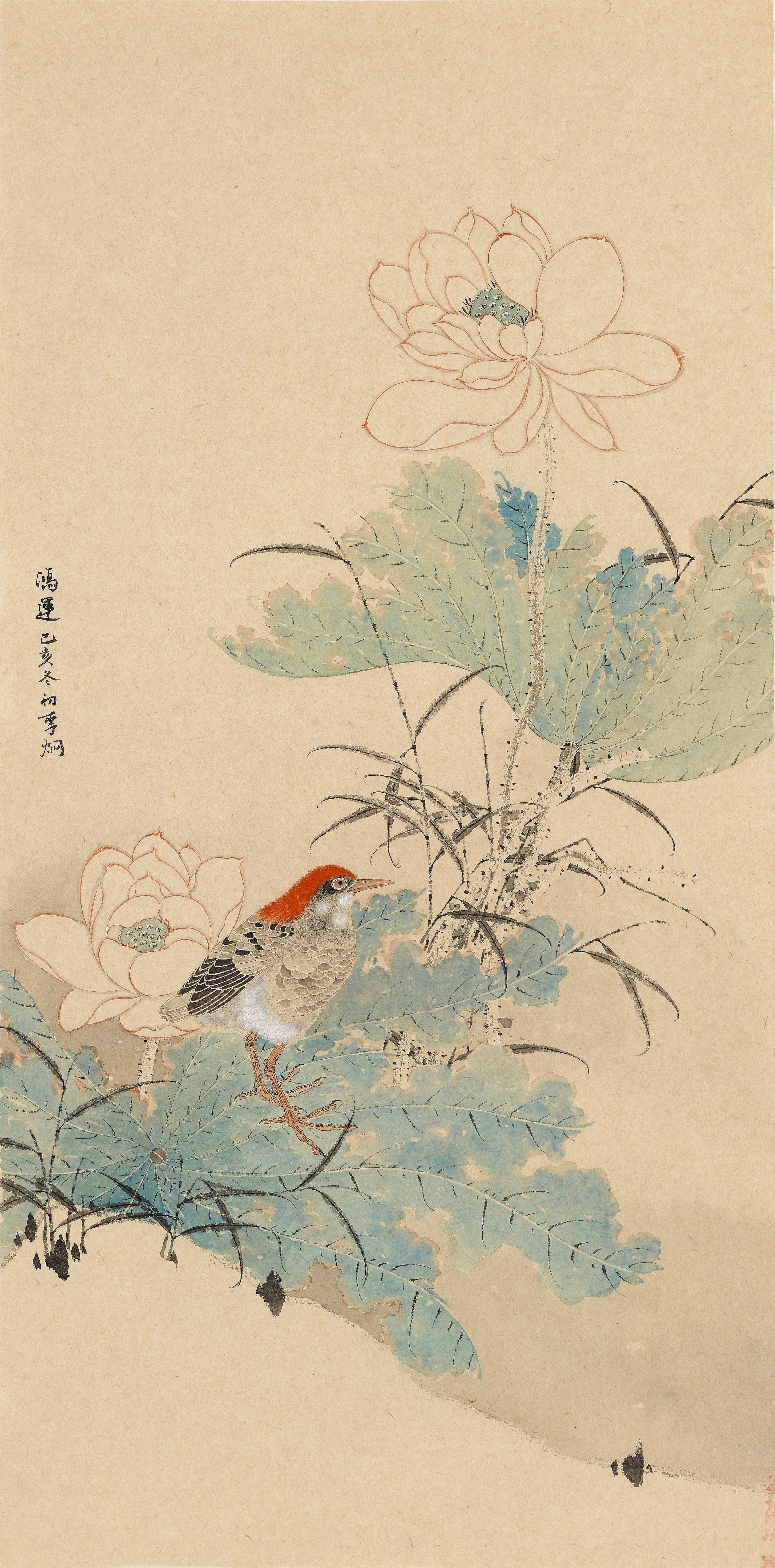 鸿运_纸本设色_国画_宝甄网